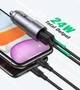 Автомобільний зарядний пристрій UGREEN CD130 24W Dual USB-A Car Charger Gray (50592) - зображення 3