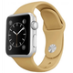 Силиконовый ремешок для Apple Watch 42/44/45/49 мм Gold - изображение 1