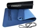 Коврик для йоги и фитнеса EasyFit TPE+TC 6 мм двухслойный + Чехол синий с голубым - изображение 1