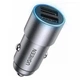 Автомобильное зарядное устройство для UGREEN CD130 50592 2xUSB 24W QC3.0 Серая - изображение 1