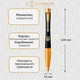 Кулькова ручка Parker URBAN 17 Muted Black GT BP Тризуб 30035_T001y - зображення 3