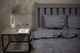 Комплект постельного белья Satin Stripe Gray 100% хлопок 215х150 см 2 шт, 70х70 см семейный - изображение 4