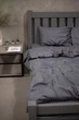 Комплект постельного белья Satin Stripe Gray 100% хлопок 215х150 см 2 шт, 70х70 см семейный - изображение 6