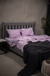 Комплект постельного белья Satin Stripe Lavender 100% хлопок 220х180 см 70х50 см - изображение 6