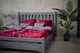 Комплект постільної білизни Satin Stripe Burgundy + Gray 100% бавовна 215х150 см 70х70 см полуторний - зображення 4