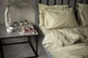 Комплект постельного белья Satin Stripe Olive 100% хлопок 215х150 см 2 шт, 70х70 см семейный - изображение 4