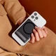 Подставка для телефона Baseus (LUXZ0100) Foldable Magnetic Bracket White (759799) - изображение 4