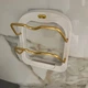 Подставка органайзер для посуды Vibo Expanding полка держатель крышек, тарелок, 2 секции Белая - изображение 7