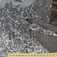 Пайетки двухсторонние черные/серебро на плотном атласе, ш.120 (12953.001) - изображение 2
