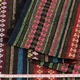Ткань этно красные, оливковые, бордовые полоски с орнаментом, ш.150 (22804.003) - изображение 2