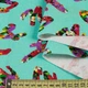 Деко коттон буквы цветочные, бирюзовый, ш.150 (20406.014) - изображение 2