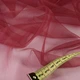 Сетка трикотажная прозрачная мягкая бордовая, ш.165 (14330.016) - изображение 2