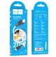 Кабель Hoco X90 Cool silicone PD charging data cable for Lightning White - зображення 2