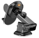 Холдер Hoco H3 Shiny press type car holder (center console) dark night Black - изображение 3