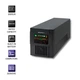 ИБП с модифицированная синусоидой Qoltec QLT1500 900W 1500VA LED, AVR, RJ45, 2xSCHUKO, 2x12V 9Ah - изображение 2
