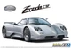 Сборная модель 1/24 автомобиль Pagani Zonda C12S '00 Aoshima 05602 - изображение 1