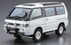 Сборная модель 1/24 автомобиль Mitsubishi P35W Delica Star Wagon '91 Aoshima 06139 - изображение 4