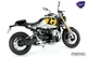 Сборная модель 1/9 мотоцикла BMW RnineT Option 719 Black Storm Metallic/ Vintage Meng Model MT003U - изображение 5