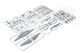 Збірна модель 1/72 літак Bf 110G-2 Weekend edition Eduard 7468 - зображення 3