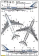 Сборная модель 1/125 пассажирский самолет B-747-200 AF Boeing Heller 80459 - изображение 3