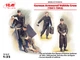 Сборная модель ICM Немецкий экипаж бронеавтомобиля 1941-1942 г. 4 фигуры и кот 35614 - изображение 2