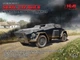 Сборная модель ICM Sd.Kfz. 247 Ausf.B, Немецкий бронеавтомобиль управления 35110 - изображение 2