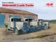 Збірна модель ICM 3-осні вантажні автомобілі Вермахту Henschel 33D1, Krupp L3H163, LG3000 DS3508 - зображення 2