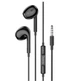 Наушники Hoco M101 Max Crystal grace wire-controlled earphones with microphone Black - изображение 1