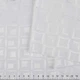 Жаккард стрейч белый в кубики 20мм ш.145 (11801.001) - изображение 2