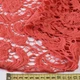 Мереживо макраме червоне світле в квіти і завитки ш.115 (12328.002) - зображення 2