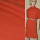 Лен-коттон стрейч оранжево-красный ш.140 (12630.004) - изображение 1