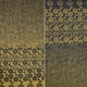 Жаккард костюмный 2-ст. желто-серый с 2-ст. купоном ромашки ш.150 (11611.001) - изображение 2