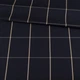 Ткань костюмная GERRY WEBER стрейч с вискозой синяя темная в бежевую клетку ш.148 (18373.002) - изображение 1