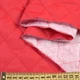 Ткань плащевая стеганая ромбы 7х5 см красная, ш.150 (13623.002) - изображение 2