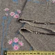 Твид коричнево-белый с розово-голубыми цветами и блестками, ш.145 (11778.002) - изображение 2