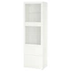Книжкова шафа/скляні двері ІКЕА BESTÅ 60x42x193 см Lappviken White Transparent Glass (s59622846) - зображення 1