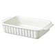 Жаростійкий посуд ІКЕА POETISK 30х20 см Вершковий (20513872) - изображение 1