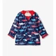 Плащ , що змінює колір Hatley Hungry Sharks 8A синій 128см (S23HSK1336) - изображение 2