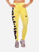 Legginsy sportowe damskie TREC WEAR Leggings TGirl 15 XXS Żółto-czarne (5902114026363) - obraz 1