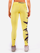 Legginsy sportowe damskie TREC WEAR Leggings TGirl 15 XXS Żółto-czarne (5902114026363) - obraz 2