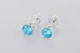 Сережки пусети зі срібла з фіанітом (АРТ. №659) Dadiverin Jewelry - изображение 4