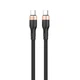 Кабель CHAROME C23-04 USB-C to USB-C передача данных cable Black - изображение 1