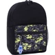 Молодежный черный рюкзак с принтом Bagland Frost 13 л тканевый 454 (00540663) - изображение 1