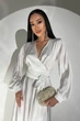 Платье Jadone Fashion Шик M белое - изображение 4