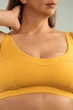 Верх купальника с мягкой чашкой Brabrabra 48E жовтий (85472) - изображение 2