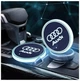 Автомобільне LED підсвічування для Audi у підсклянник, з датчиком світла, на акумуляторі, комплект 2 шт. - зображення 1