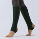 Гетры гетры танцевальные рубчик зеленые One Size - изображение 1