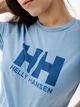 Женская Футболка HELLY HANSEN W HH LOGO T-SHIRT Голубой M (7d34112-627 M) - изображение 4