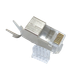 Коннектор мережевий RJ45, STP, cat.6A, 50μ, 1.45мм, зі вставкою Kingda KD-PG8056 - изображение 2