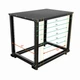 Серверна стійка 19" 12U глибина 750 чорна UA-OFL1275-D-BK - зображення 9